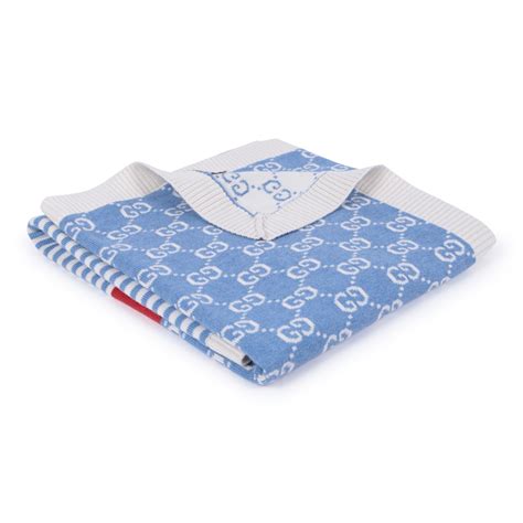 gucci gg cotton baby blanket
